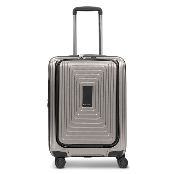 Redolz Essentials 14 4 roulettes Trolley de cabine S 55 cm Compartiment pour ordinateur portable avec soufflet d'extension