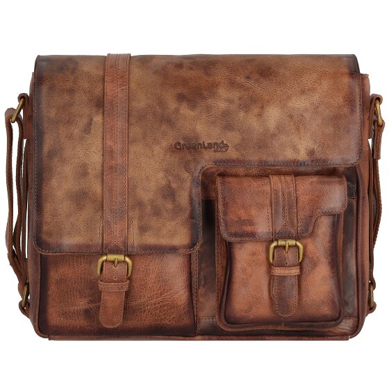 Greenland Nature Mascu & Line Sac à bandoulière en cuir 30 cm