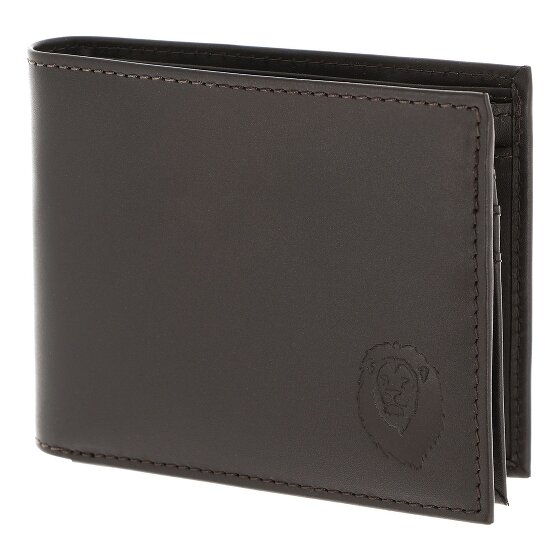 oxmox Leather Porte-monnaie Protection RFID Cuir véritable 10 cm