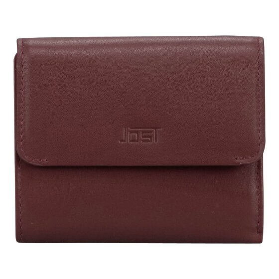 Jost Arva Porte-monnaie Protection RFID Cuir véritable 12 cm
