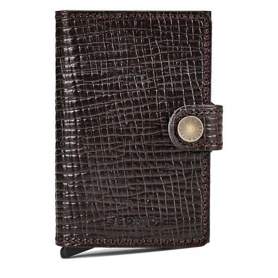 Secrid Miniwallet Porte-monnaie Protection RFID Cuir véritable 6 cm
