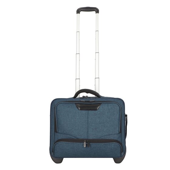 Dermata 2 roulettes Trolley d'affaires 46 cm Compartiment pour ordinateur portable