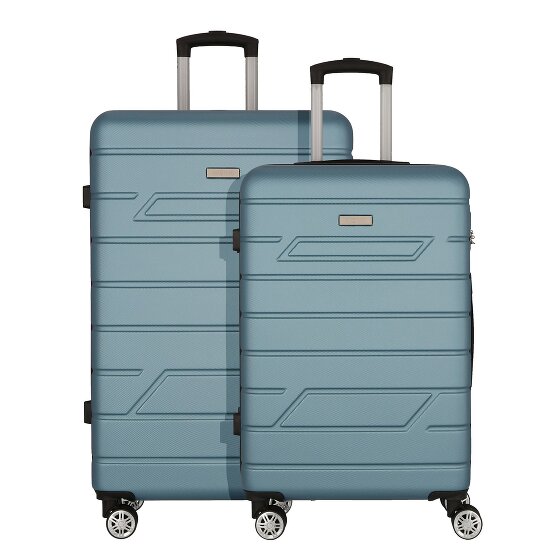 Nowi Bergamo 4 roulettes Set de valises 2 pièces