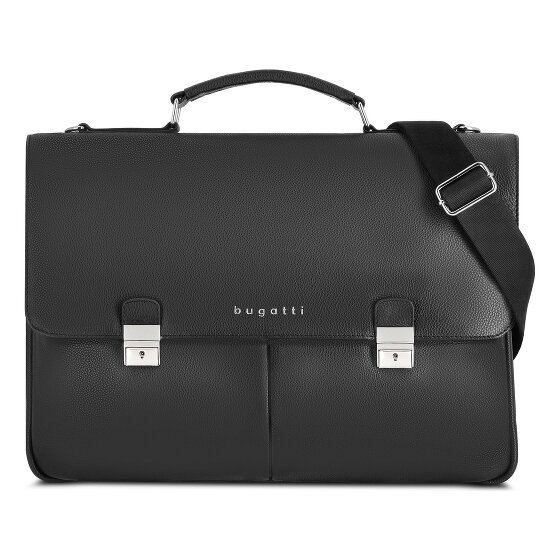 bugatti Valencia Attaché-case Cuir véritable 43 cm Compartiment ordinateur