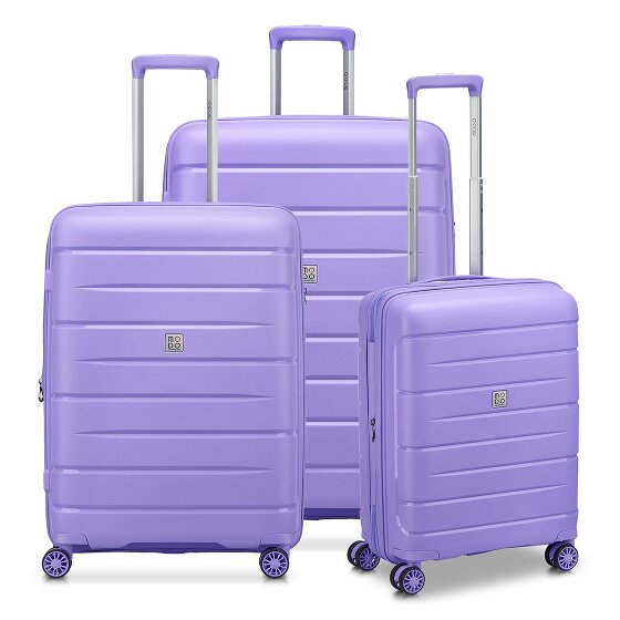 MODO by Roncato Starlight 3.0 4 roulettes Set de valises 3 pièces avec soufflet d'extension