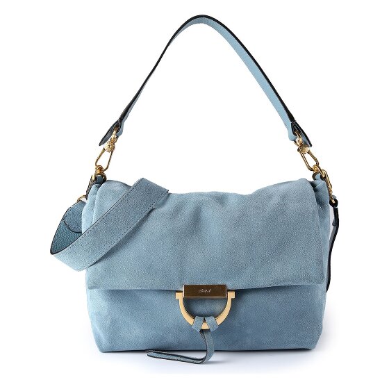 abro Temi Sac à bandoulière Cuir véritable 26 cm