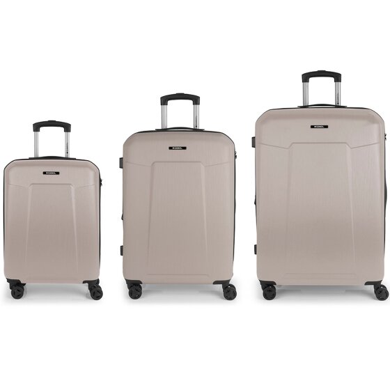 Gabol Mercury 4 roulettes Set de valises 3 pièces
