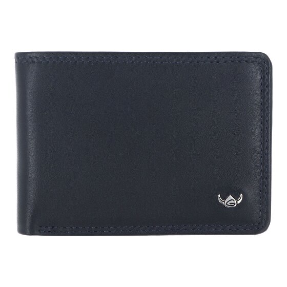 Golden Head Polo Porte-monnaie Protection RFID Cuir véritable 11 cm