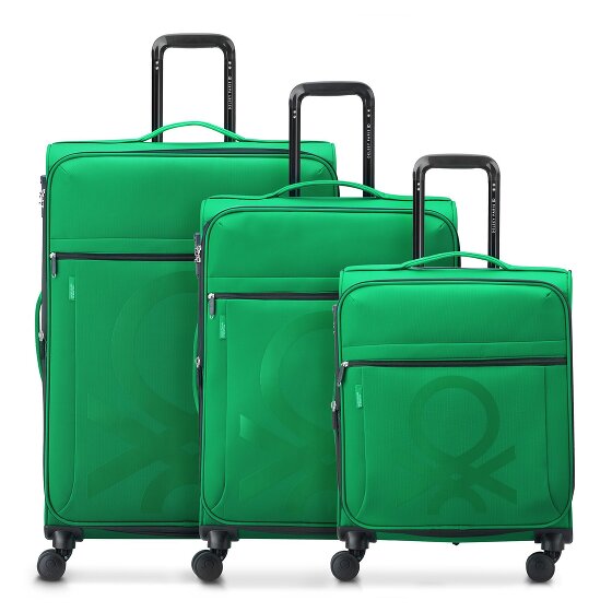 Delsey Paris x United Colors of Benetton Color Block Set de valises à 4 roulettes 3 pcs.