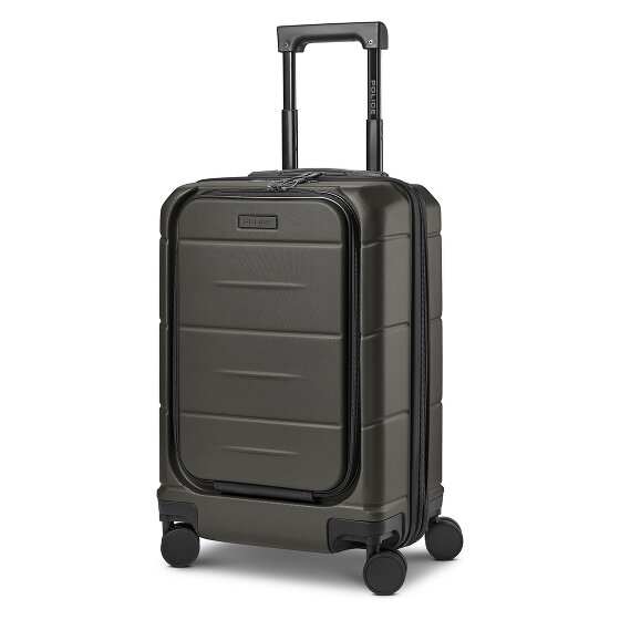 Police London 4 roues Valise cabine 55 cm Compartiment ordinateur '"avec soufflet d''extension"'