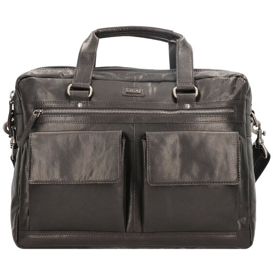 Spikes & Sparrow Porte-documents en cuir 41 cm compartiment pour ordinateur portable