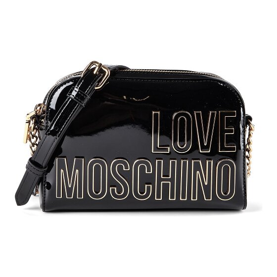 Love Moschino Enameled Logo Sac à bandoulière 20 cm