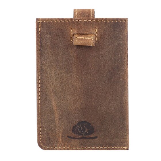 Greenburry Porte-cartes de visite Vintage RFID en cuir 7 cm