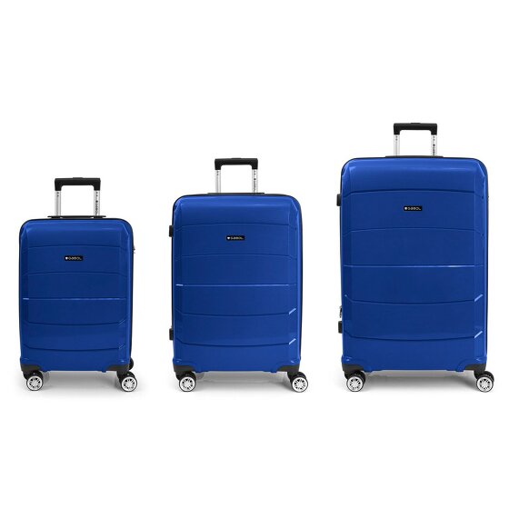 Gabol Midori Set de valises à 4 roulettes 3 pcs.