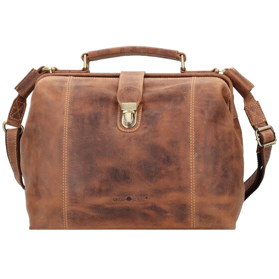 Greenburry Sac à main vintage en cuir 32 cm