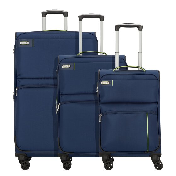 d&n Travel Line 6704 4 roues Set de valises 3 pièces