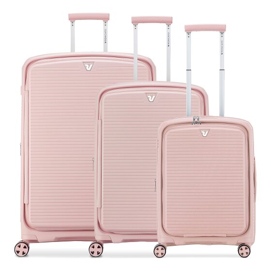 Roncato Arcade DLX 4 roulettes Set de valises 3 pièces avec soufflet d'extension