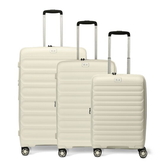 d&n Travel Line 4700 4 roulettes Set de valises 3 pièces avec soufflet d'extension