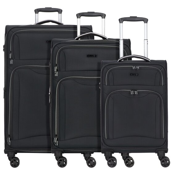 d&n Travel Line 9204 4 roues Set de valises 3 pièces avec soufflet d'extension