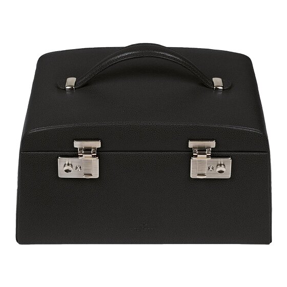 Windrose Beluga Boîte à bijoux Cuir 29.5 cm