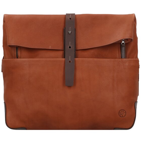 Harold's Mount Ivy Messenger en cuir, compartiment pour ordinateur portable 40 cm