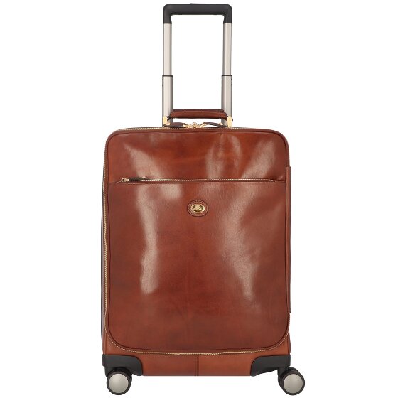 The Bridge Viaggio 4-roues trolley cabine cuir 53 cm