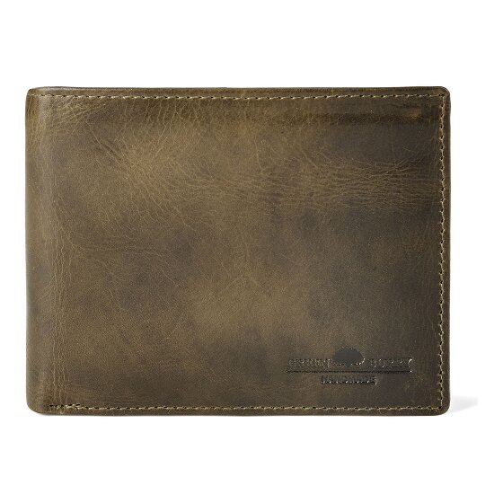 Greenburry Newport Porte-monnaie Protection RFID Cuir véritable 12 cm