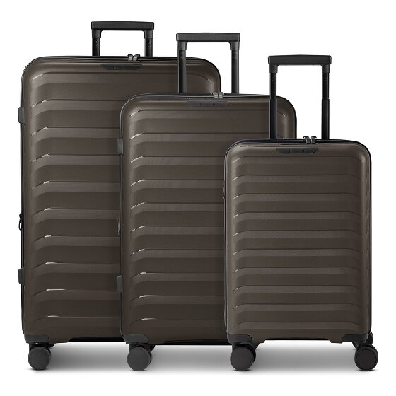 d&n Toronto 4 roues Set de valises 3 pièces avec soufflet d'extension