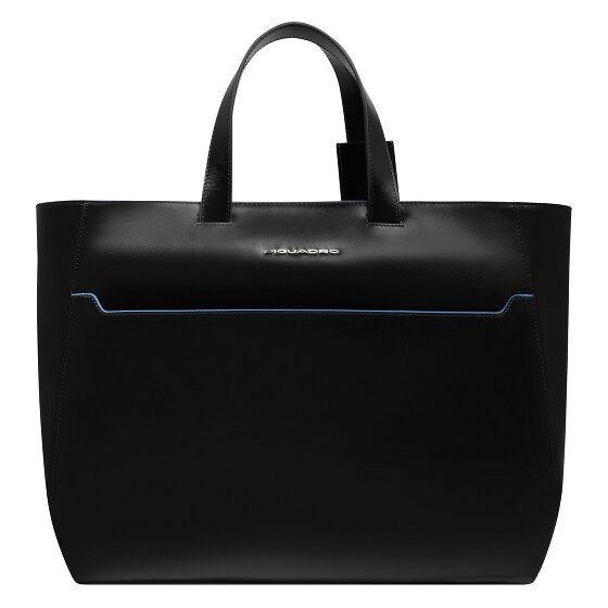 Piquadro Blue Square Sac de shopper Cuir véritable 40 cm