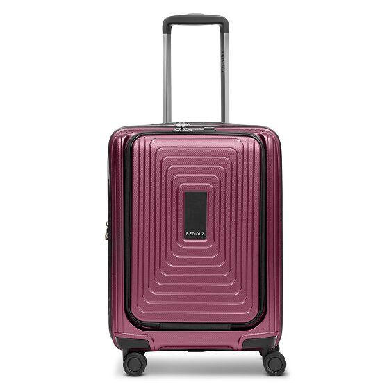 Redolz Essentials 14 4 roues Valise cabine S 55 cm Compartiment ordinateur avec soufflet d'extension