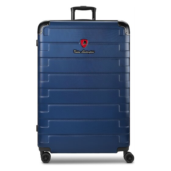 Tonino Lamborghini Milano Valise cabine 4 roulettes XL 83 cm taille spéciale avec soufflet d'extension