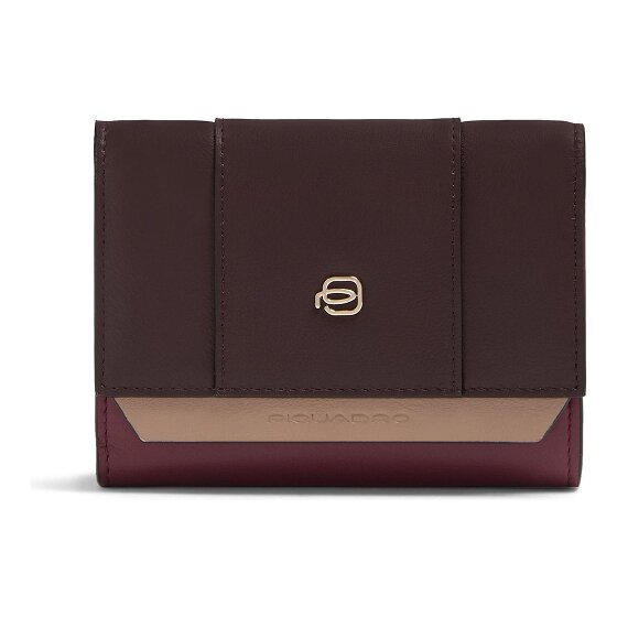 Piquadro Circle Porte-monnaie Protection RFID Cuir véritable 12 cm