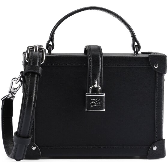 Karl Lagerfeld Autograph Mini sac à main Cuir véritable 17.5 cm