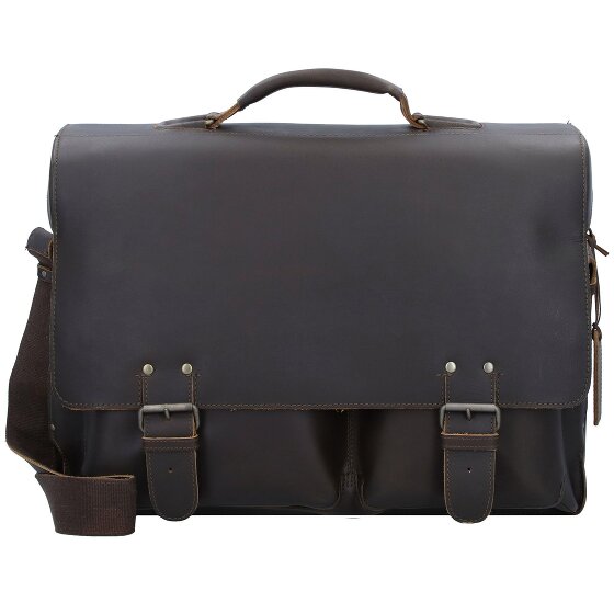 aunts & uncles Hunter Jack Messenger en cuir 45 cm compartiment pour ordinateur portable