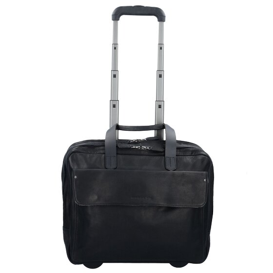 Harold's Ivy Lane 2 roues Valise business Cuir véritable 36 cm Compartiment ordinateur