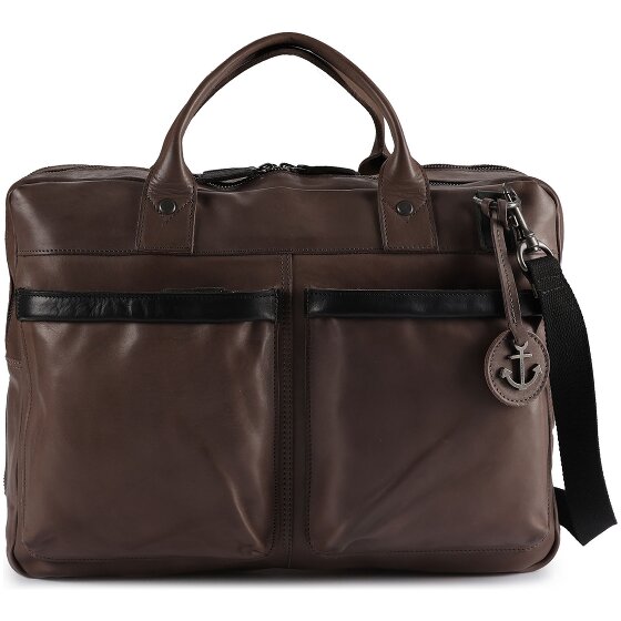 Harbour 2nd Urban Poets Attaché-case Cuir véritable 50 cm Compartiment ordinateur