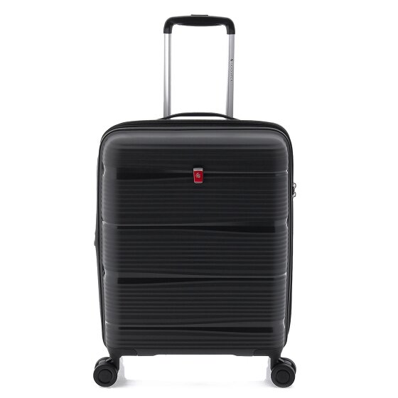 Gladiator 0800 4 roulettes Trolley de cabine 55 cm avec soufflet d'extension