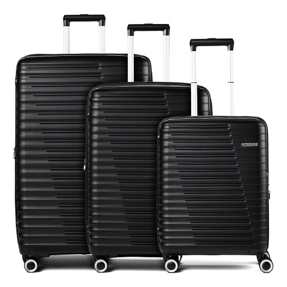 American Tourister Roadrush 4 roues Set de valises 3 pièces avec soufflet d'extension