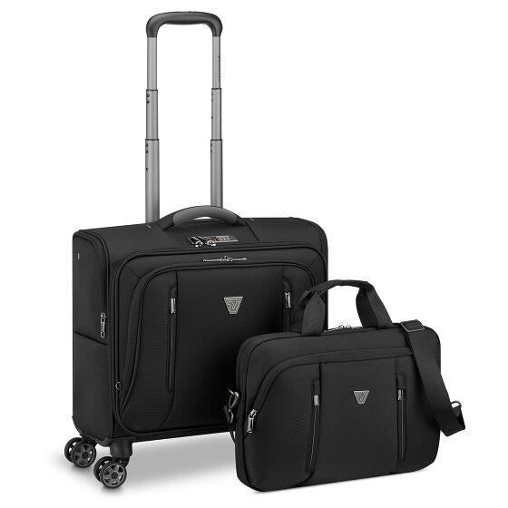Roncato City 3.0 Set de voyage d'affaires 2 pièces, compartiment pour ordinateur portable