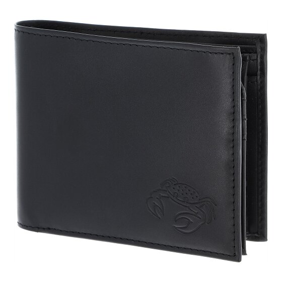 oxmox Leather Porte-monnaie Protection RFID Cuir véritable 12 cm