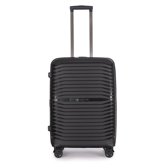 Stratic Bright+ 4 roulettes Trolley M 66 cm avec soufflet d'extension