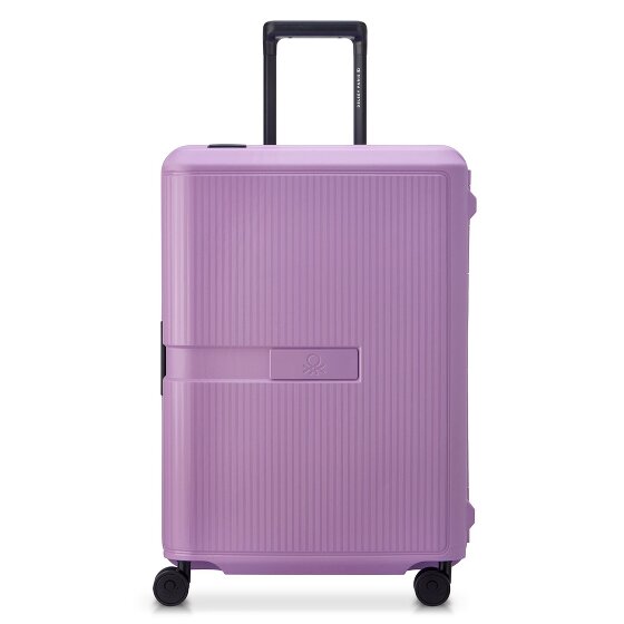 Delsey Paris x United Colors of Benetton Color Block Hardside 4-roll Trolley 67 cm