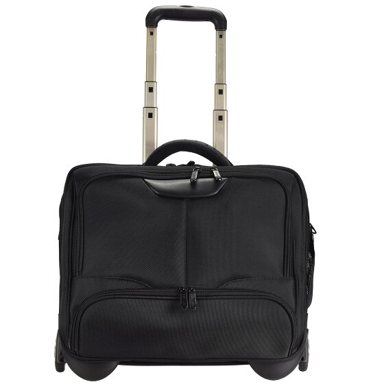 Dermata 2 roues Valise business 22 cm Compartiment ordinateur