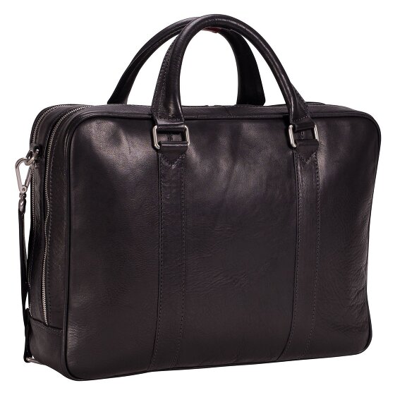 Leonhard Heyden Bergamo Porte-documents en cuir 41 cm Compartiment pour ordinateur portable