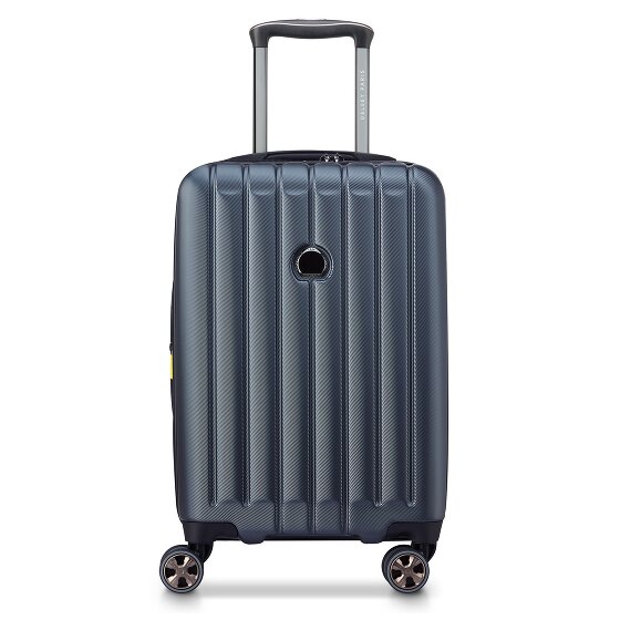 Delsey Paris Longitude 4 roulettes Trolley de cabine 55 cm avec soufflet d'extension