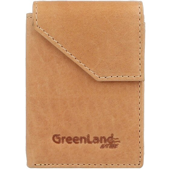 Greenland Nature Porte-monnaie RFID en cuir 7 cm