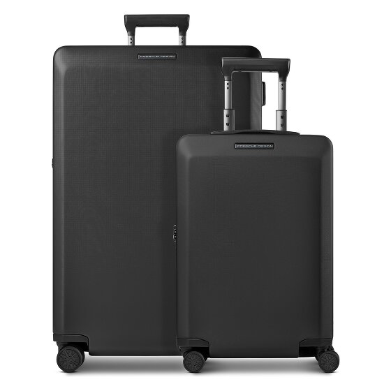 Porsche Design Set de valises Voyager 3.0 à 4 roues, tailles S et L, avec soufflet d'extension