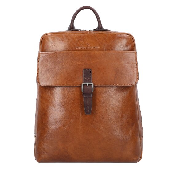 Castelijn & Beerens Rien Sac à dos professionnel Protection RFID Cuir véritable 40 cm Compartiment ordinateur