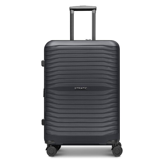 Stratic Shine 4 roues Valise cabine 66 cm avec soufflet d'extension