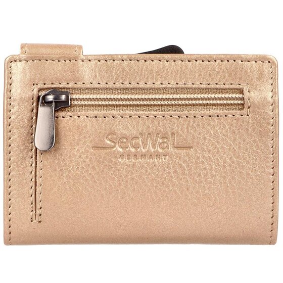 SecWal Porte-cartes de crédit Porte-monnaie RFID Cuir 9,5 cm